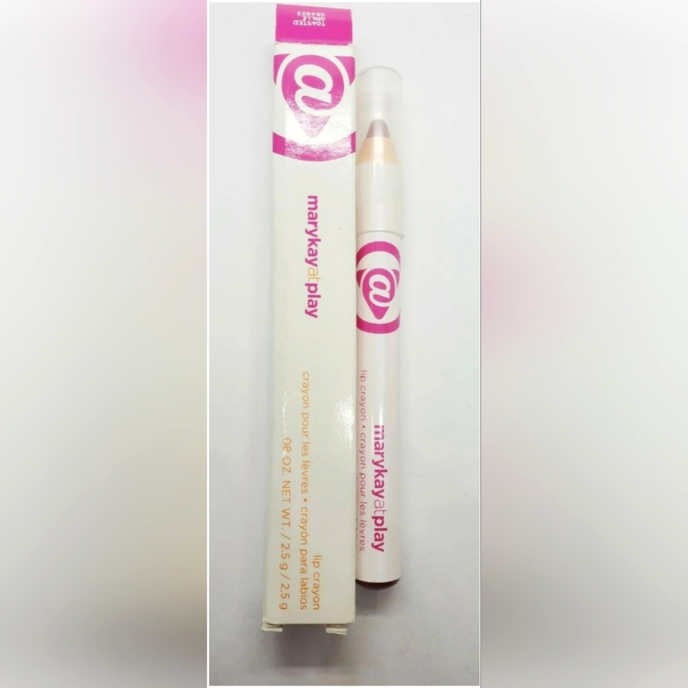Mary Kay at PLAY LIP CRAYON Full Size Toasted NEW WITH BOX Discontinued